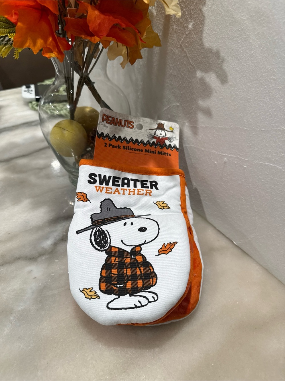 Snoopy Silicone Mini Oven Mitts/2 pack